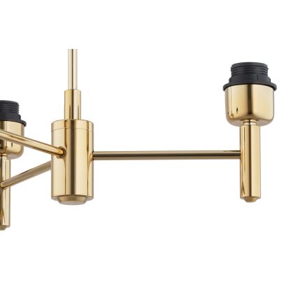 Brilagi - Lampadario a stelo MONTE 3xE27/60W/230V nero/oro