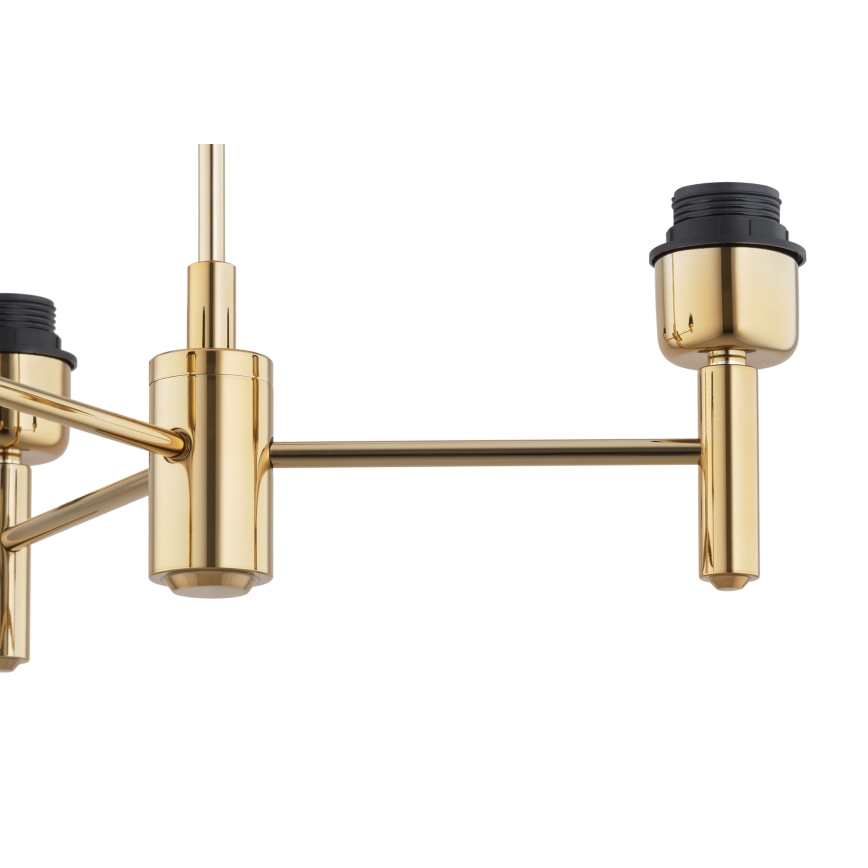 Brilagi - Lampadario a stelo MONTE 3xE27/60W/230V nero/oro
