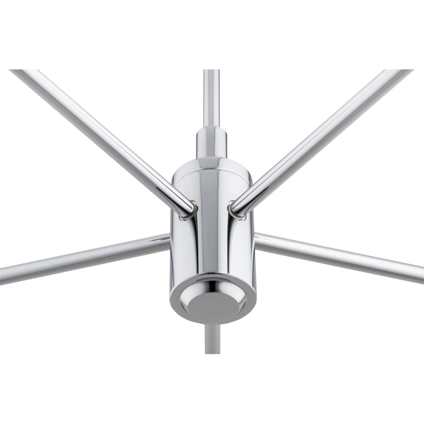 Brilagi - Lampadario a stelo MONTE 5xE27/60W/230V beige/cromo lucido