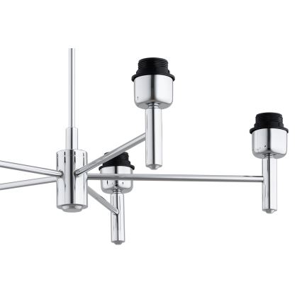 Brilagi - Lampadario a stelo MONTE 5xE27/60W/230V beige/cromo lucido