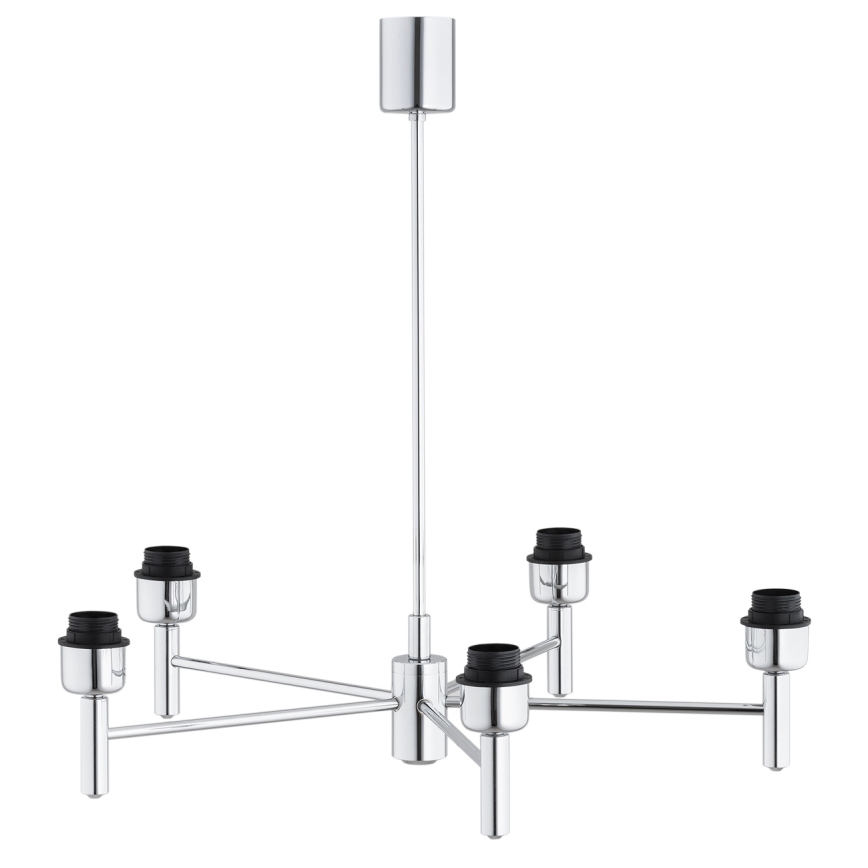 Brilagi - Lampadario a stelo MONTE 5xE27/60W/230V crema/cromo lucido