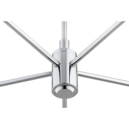 Brilagi - Lampadario a stelo MONTE 5xE27/60W/230V crema/cromo lucido