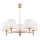 Brilagi - Lampadario a stelo MONTE 5xE27/60W/230V crema/oro