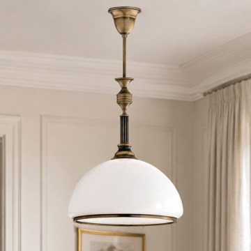 Brilagi - Lampadario a stelo TAURUS 1xE27/15W/230V Ø 40 cm bronzo