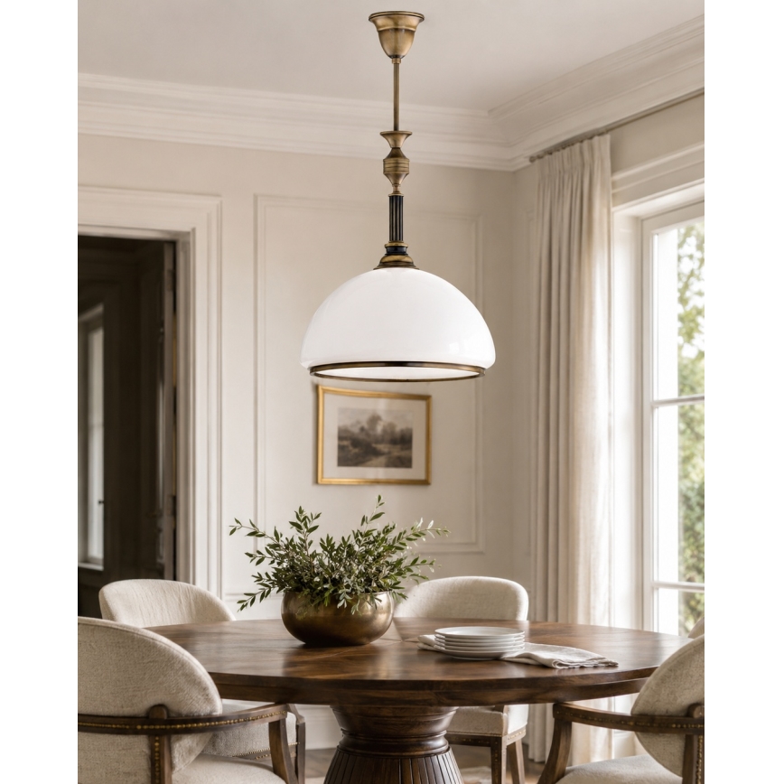 Brilagi - Lampadario a stelo TAURUS 1xE27/15W/230V Ø 40 cm bronzo