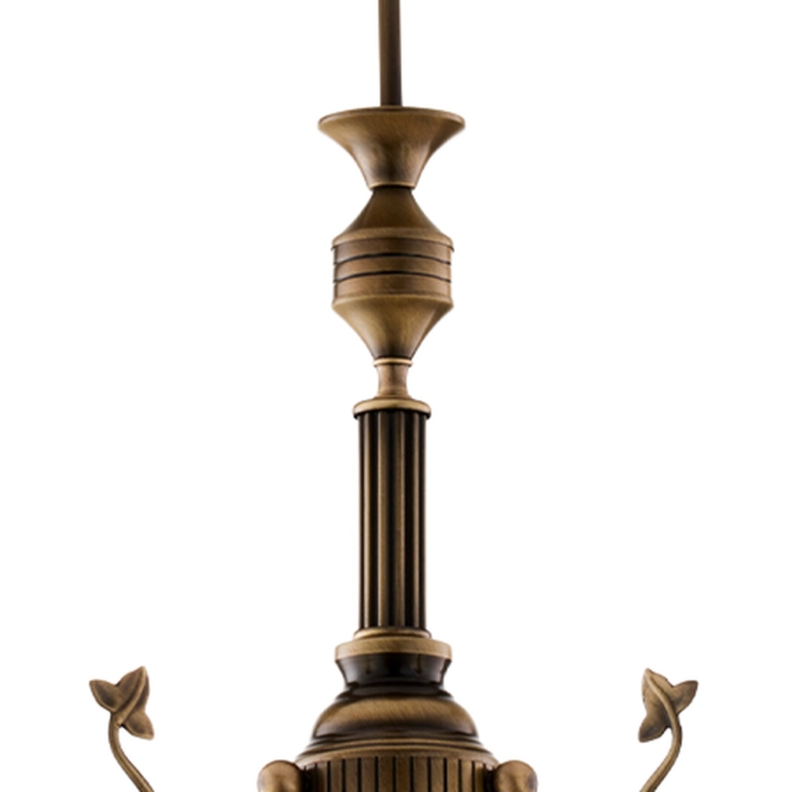 Brilagi - Lampadario a stelo TAURUS 3xE27/15W/230V Ø 70 cm bronzo