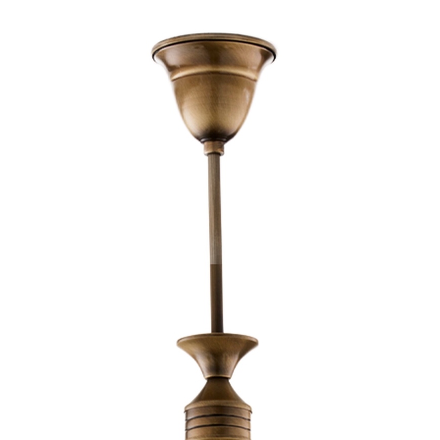 Brilagi - Lampadario a stelo TAURUS 3xE27/15W/230V Ø 70 cm bronzo