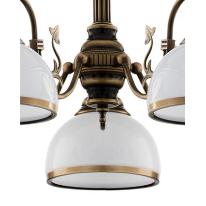 Brilagi - Lampadario a stelo TAURUS 5xE27/15W/230V Ø 70 cm bronzo