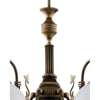 Brilagi - Lampadario a stelo TAURUS 5xE27/15W/230V Ø 70 cm bronzo