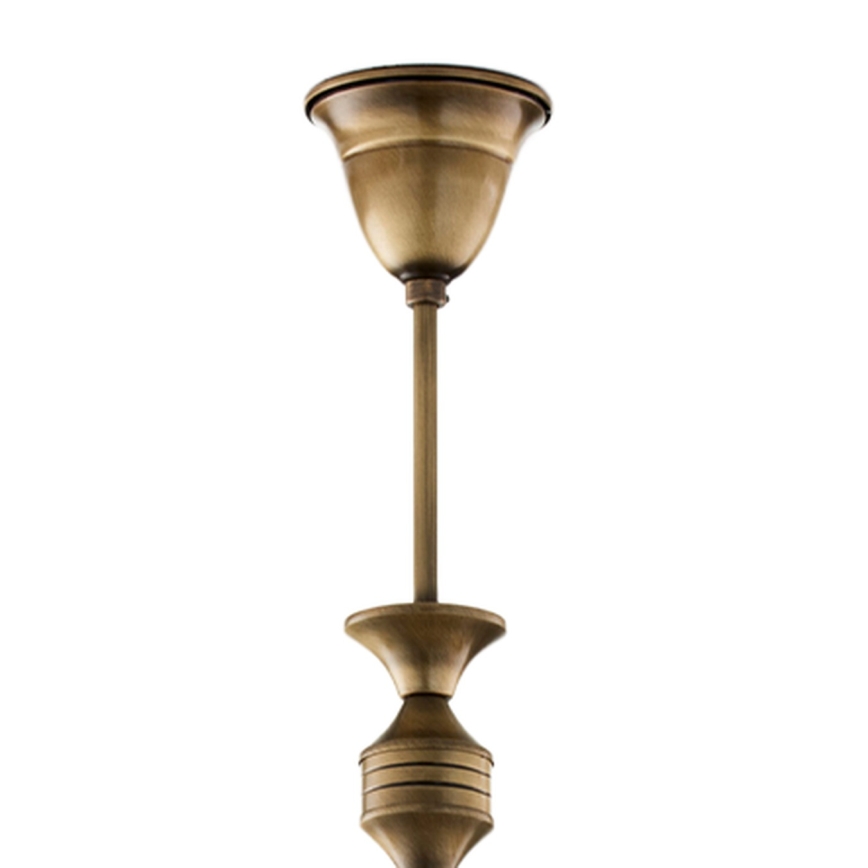Brilagi - Lampadario a stelo TAURUS 5xE27/15W/230V Ø 70 cm bronzo
