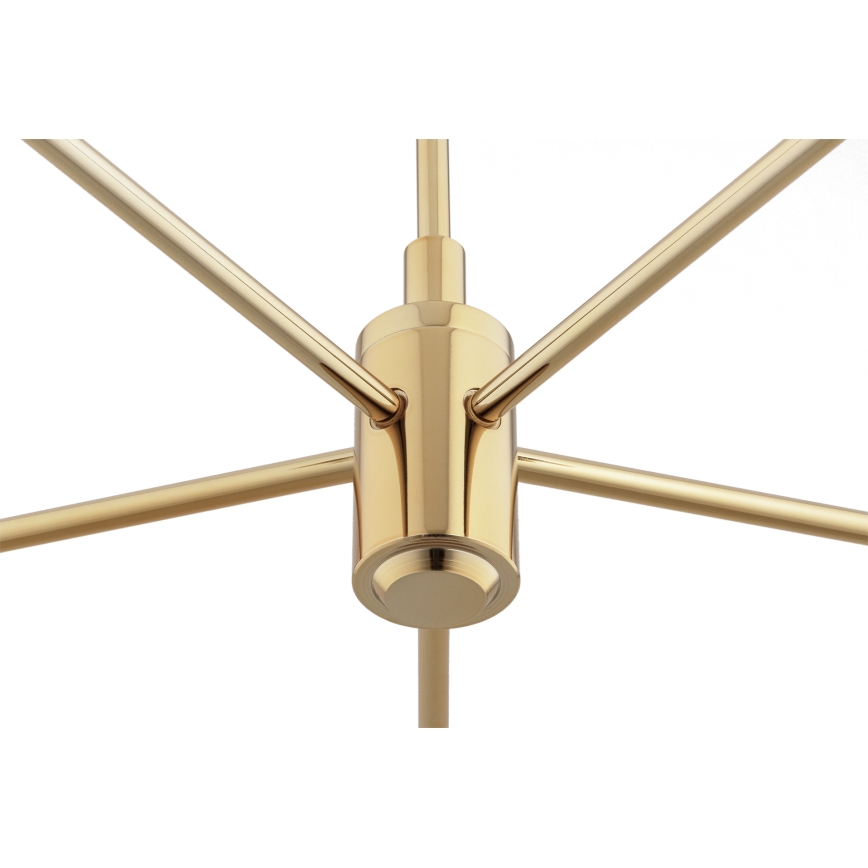 Brilagi - Lampadario con asta MONTE 5xE27/60W/230V marrone/oro