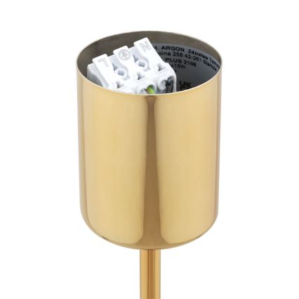 Brilagi - Lampadario con asta MONTE 5xE27/60W/230V marrone/oro