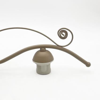 Brilagi - Lampadario con catena ANTICO MODERN 3xE27/60W/230V beige