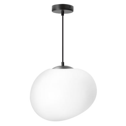 BRILAGI - Lampadario con cavo PEBBLES 1xE27/40W/230V Ø 30 cm nero