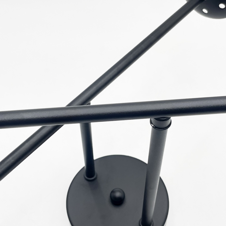 Brilagi - Lampadario da soffitto MALIVA 4xE14/15W/230V nero/trasparente