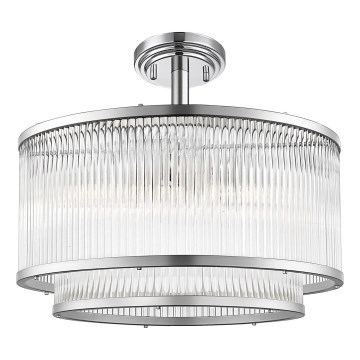 Brilagi - Lampadario da soffitto RAMOS 5xE14/60W/230V cromo lucido