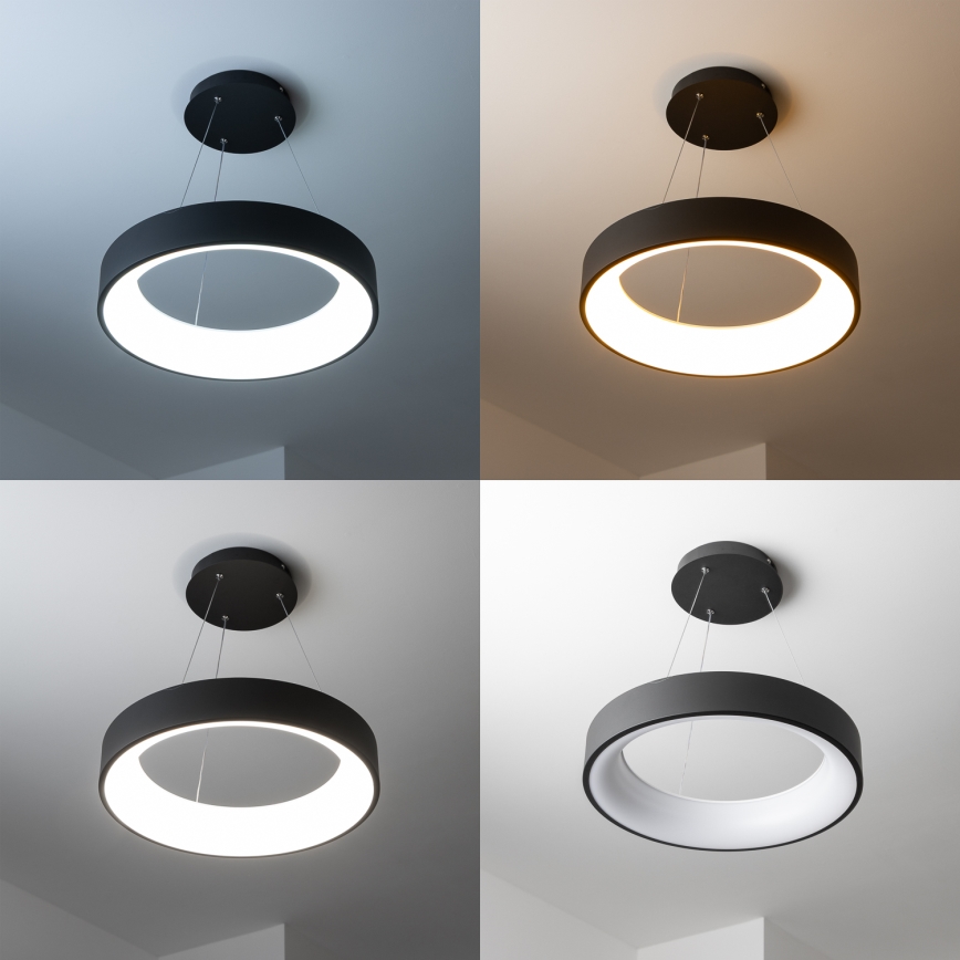 Brilagi - Lampadario LED dimmerabile a sospensione su cavo FALCON LED/80W/230V 3000-6500K Ø 60 cm nero + telecomando