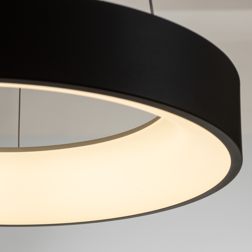 Brilagi - Lampadario LED dimmerabile a sospensione su cavo FALCON LED/80W/230V 3000-6500K Ø 60 cm nero + telecomando