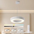Brilagi - Lampadario dimmerabile a sospensione con cavo LUMIX LED/48W/230V 3000-6000K bianco Ø 50 cm + telecomando