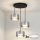 Brilagi - Lampadario dimmerabile LED RGB+CCT a sospensione su cavo AURA LUX 3xGX53/14W/230V 2700-6500K Wi-Fi Tuya nero/fumé