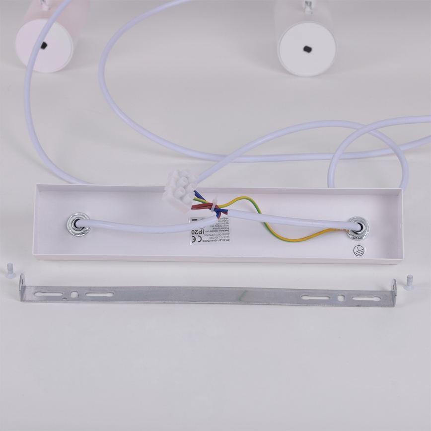 Brilagi - lampadario LED RGBW dimmerabile a sospensione con cavo SELE 6xGU10/6,5W/230V 2700-6500K bianco/effetto rovere + telecomando