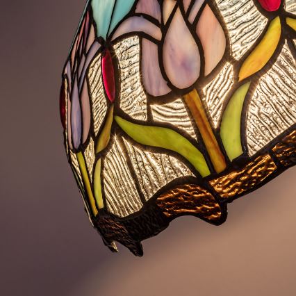 Brilagi - Lampadario in stile Tiffany a catena LORAS 2xE27/60W/230V