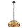Brilagi - lampadario in vetro Tiffany a catena MIRABELLA 1xE27/60W/230V Ø 40 cm