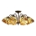 Brilagi - Lampadario in vetro Tiffany a plafone MIRABELLA 3xE27/60W/230V Ø 60 cm