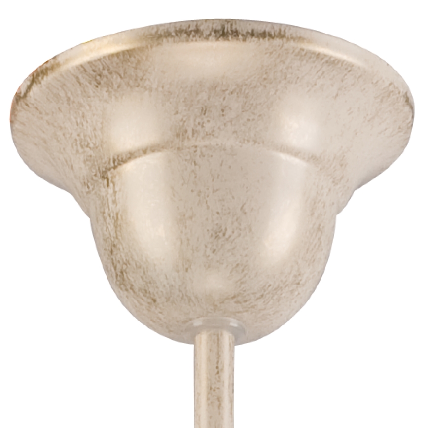 Brilagi - Lampadario LED a catena ANTICO 3xE27/60W/230V 3000K patina bianca