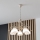 Brilagi - Lampadario LED a catena ANTICO 5xE27/60W/230V 3000K bianco patinato