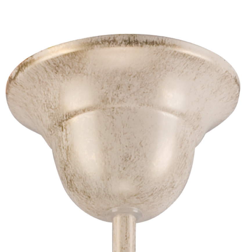 Brilagi - Lampadario LED a catena ANTICO 5xE27/60W/230V 3000K bianco patinato