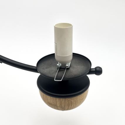 Brilagi - Lampadario LED a catena COTTAGE 3xE14/40W/230V rovere/nero/bianco