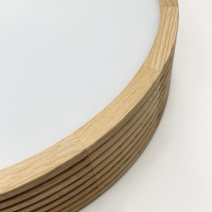 Brilagi - Lampadario LED a cavo CARVALHO MODERN 2xE27/60W/230V rovere Ø 37,5 cm