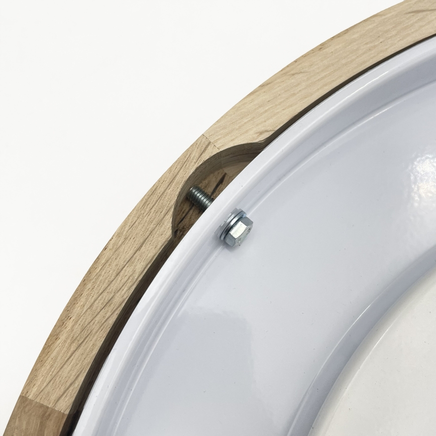 Brilagi - Lampadario LED a cavo CARVALHO MODERN 2xE27/60W/230V rovere Ø 37,5 cm
