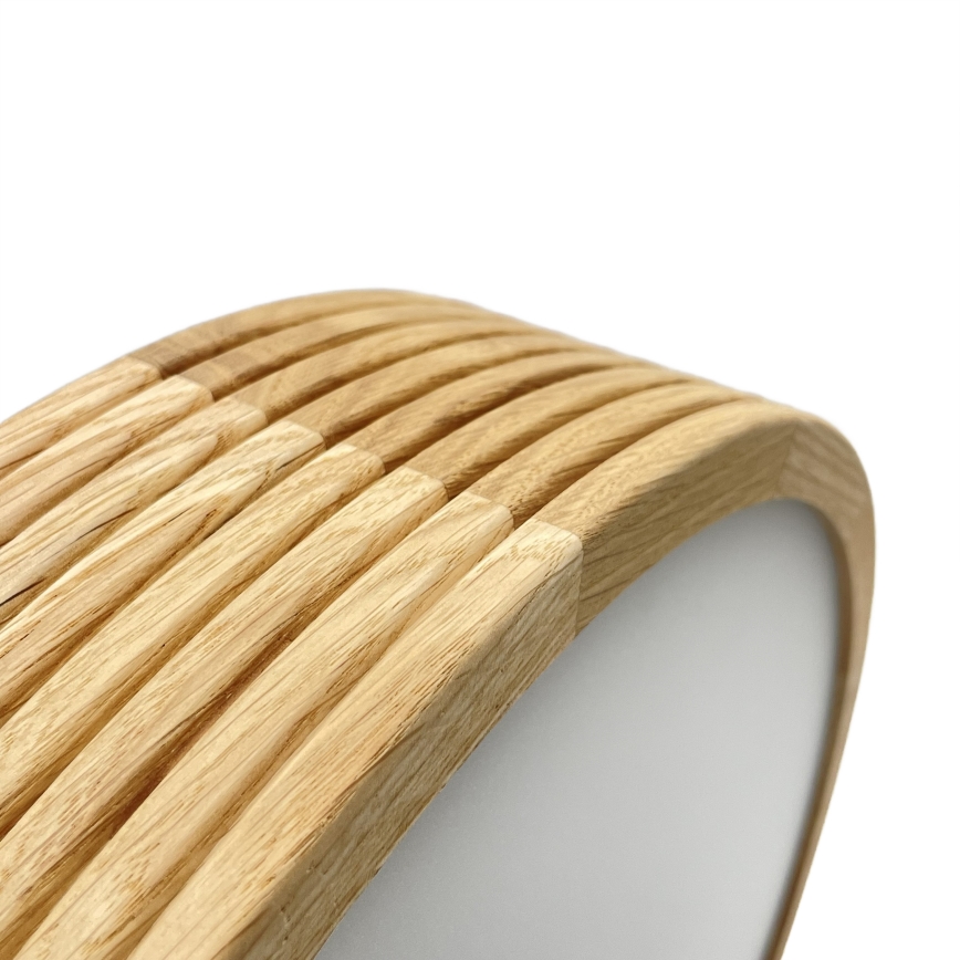 Brilagi - Lampadario LED a cavo CARVALHO MODERN 2xE27/60W/230V rovere Ø 37,5 cm