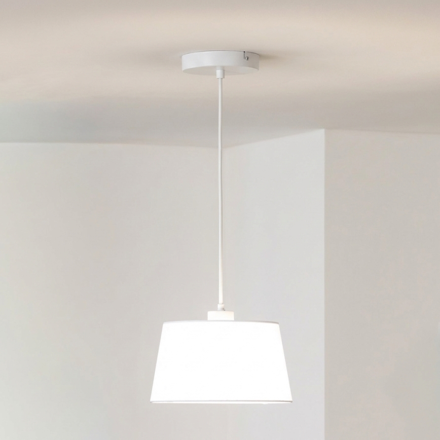 Brilagi - Lampadario LED a cavo CERIA 1xE27/40W/230V Ø 25 cm bianco