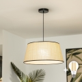 Brilagi - Lampadario LED a cavo CERIA 1xE27/40W/230V Ø 50 cm beige