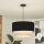 Brilagi - Lampadario LED a cavo CERIA 1xE27/40W/230V Ø 50 cm nero/beige