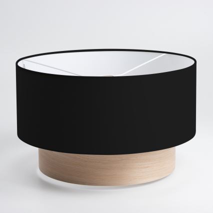 Brilagi - Lampadario LED a cavo CERIA 1xE27/40W/230V Ø 50 cm nero/beige