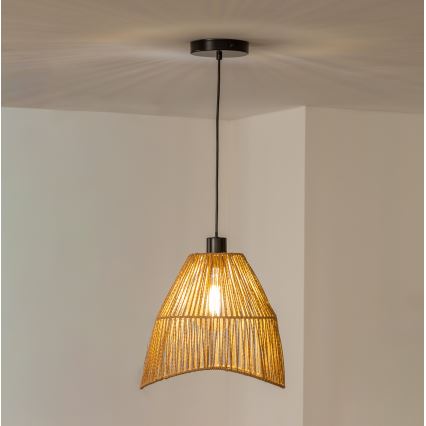Brilagi - Lampadario LED a cavo CERIA BOHO 1xE27/40W/230V Ø 30 cm marrone