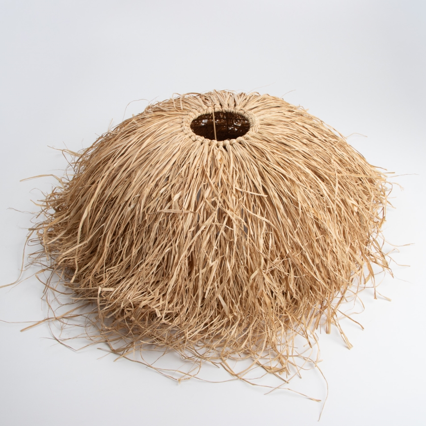 Brilagi - Lampadario LED a cavo CERIA BOHO 1xE27/40W/230V Ø 60 cm in rafia