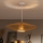 Brilagi - Lampadario LED a cavo CERIA BOHO 1xE27/40W/230V Ø 70 cm bianco/marrone