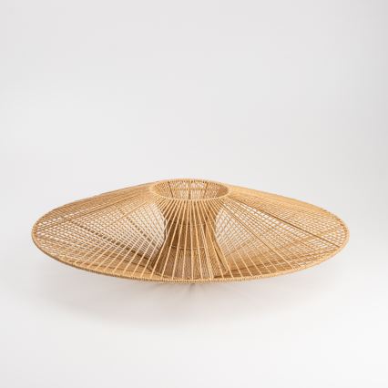Brilagi - Lampadario LED a cavo CERIA BOHO 1xE27/40W/230V Ø 70 cm bianco/marrone