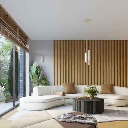 Brilagi - Lampadario LED a cavo CRESTO 3xGU10/10W/230V crema