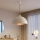 Brilagi - Lampadario LED a cavo METALO 1xE27/40W/230V Ø 60 cm beige/rame