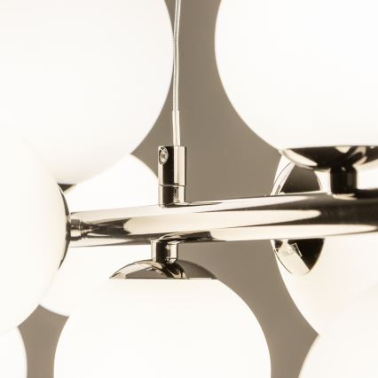 Brilagi - Lampadario LED a cavo MILLA 10xG9/3W/230V nero cromato/bianco