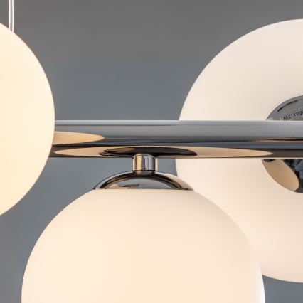 Brilagi - Lampadario LED a cavo MILLA 10xG9/3W/230V nero cromato/bianco