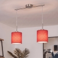 Brilagi - Lampadario LED a cavo NUBILA 2xE27/60W/230V rosso