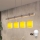 Brilagi - Lampadario LED a cavo NUBILA 4xE27/60W/230V grigio/giallo