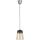 Brilagi - Lampadario LED a cavo RETRO GLASS 1xE27/60W/230V Ø 15,5 cm argento/beige fumé/nero